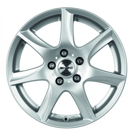 Enzo W silver Alufelge 7x17 Zoll ET40 LK 4x108 ML70.1 – Bild 2