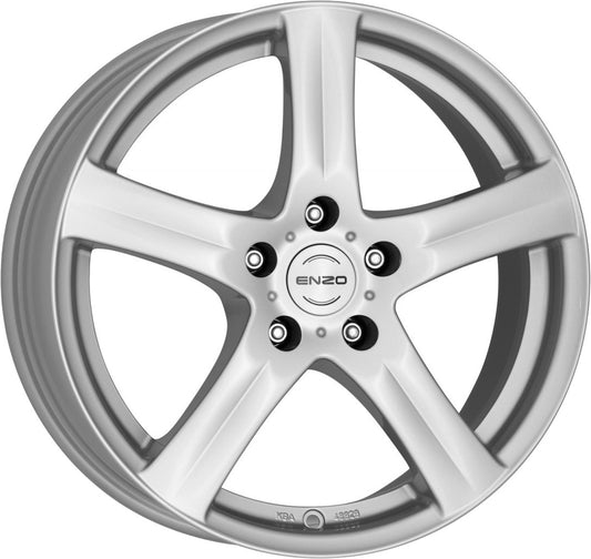 Enzo G silver 6.5x15 ET48 - LK5/114.3 ML71.6
