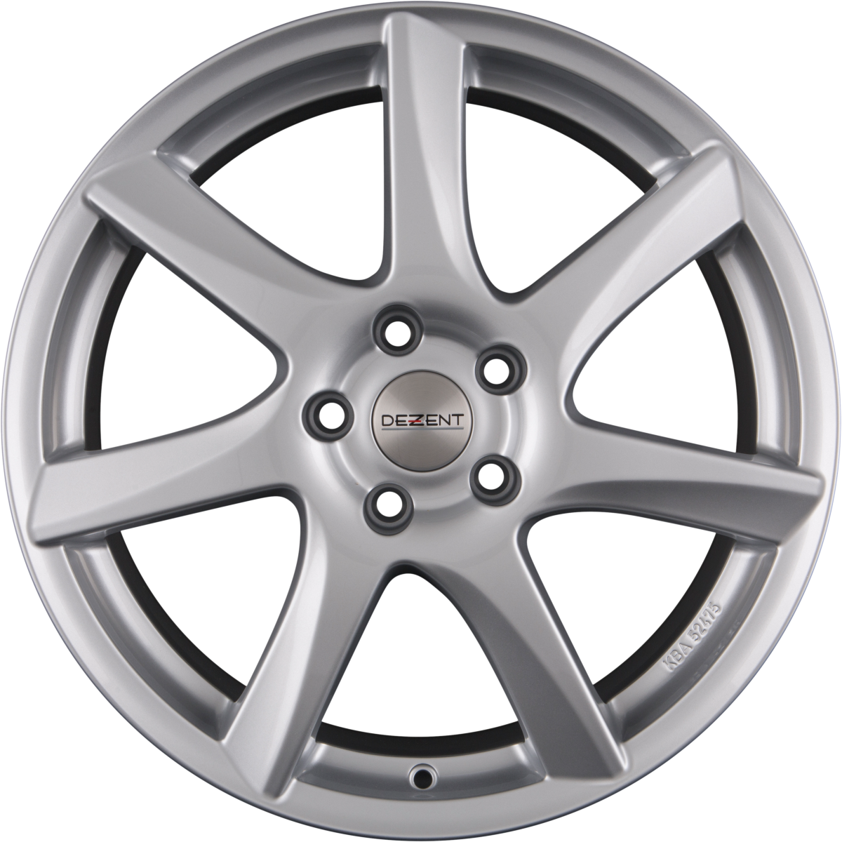 Dezent TW SILVER - Silber Alufelge 7x17 Zoll ET40 LK 5x114.3 ML71.6