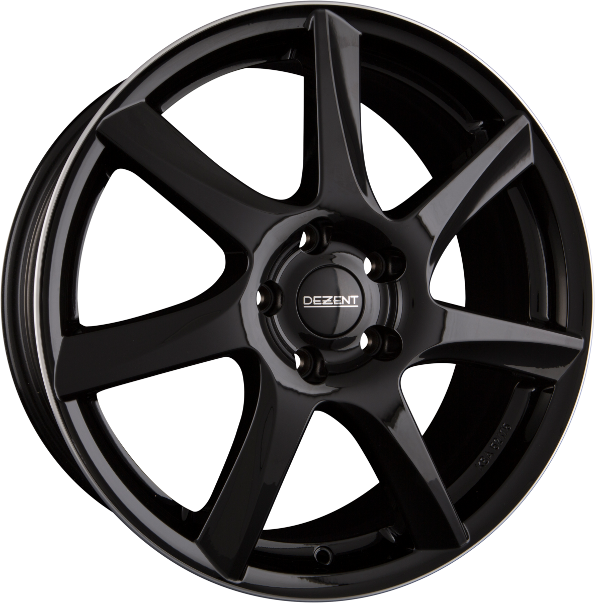 Dezent TW DARK - Black Polished Lip Alufelge 6.5x16 Zoll ET46 LK 4x108 ML70.1 – Bild 2