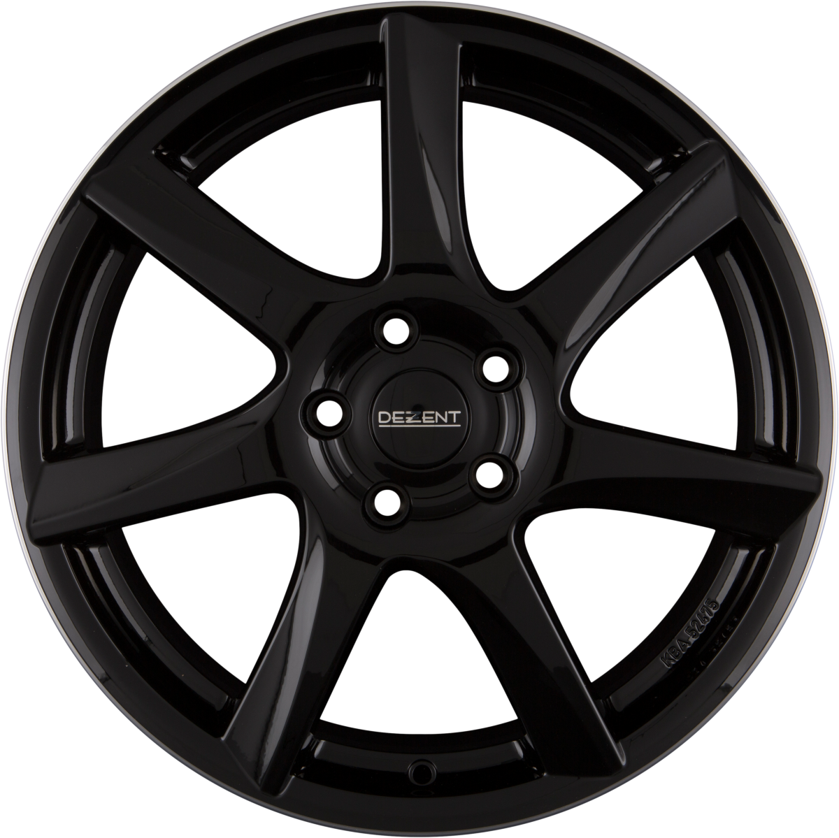 Dezent TW DARK - Black Polished Lip Alufelge 8x18 Zoll ET30 LK 5x112 ML70.1
