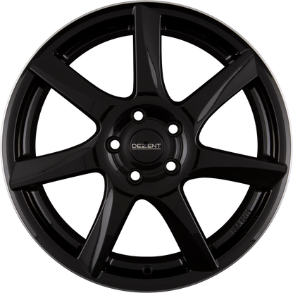 Dezent TW DARK - Black Polished Lip Alufelge 8x18 Zoll ET30 LK 5x112 ML70.1