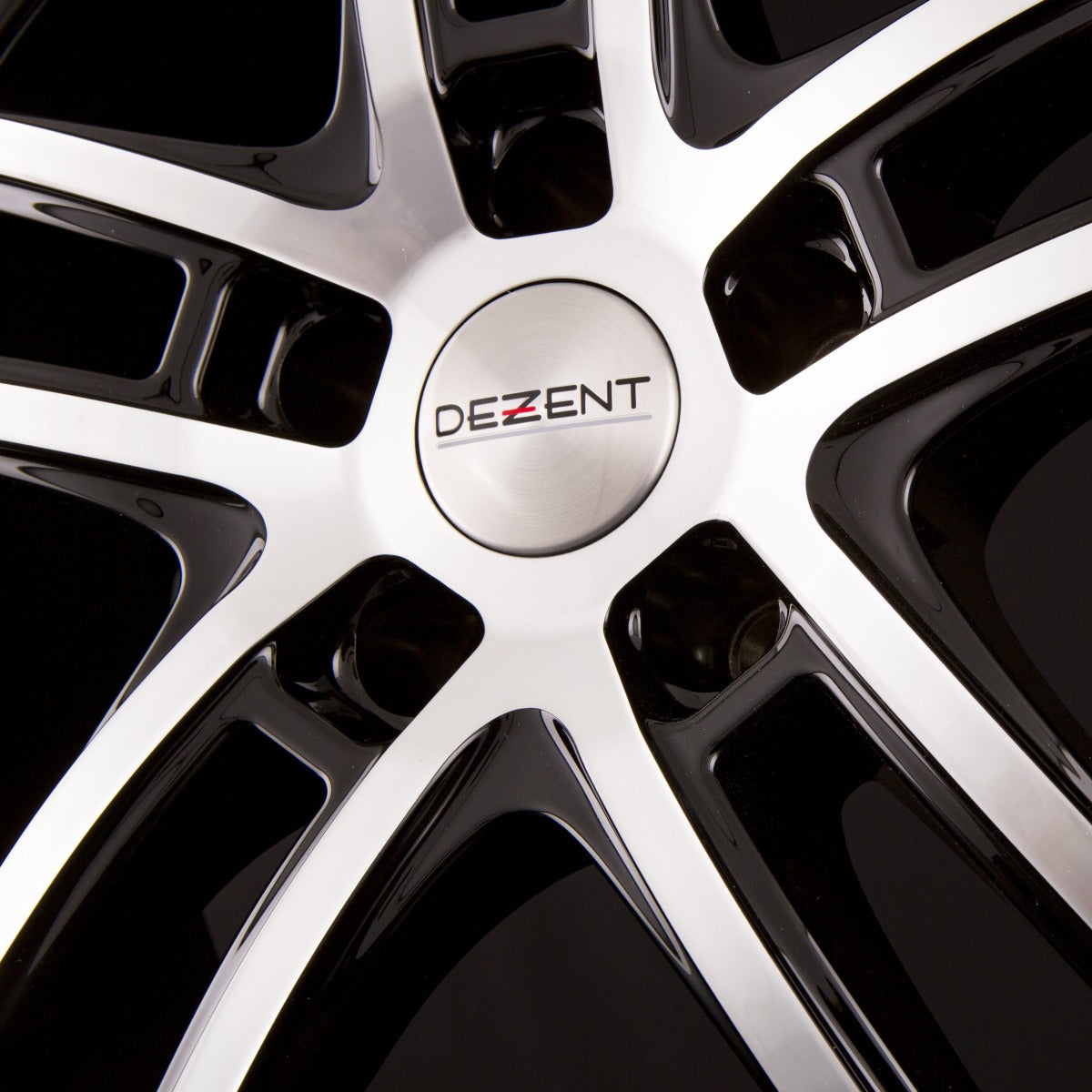 Dezent TZ DARK - Black Polished Alufelge 8x18 Zoll ET55 LK 5x108 ML63.4 – Bild 4