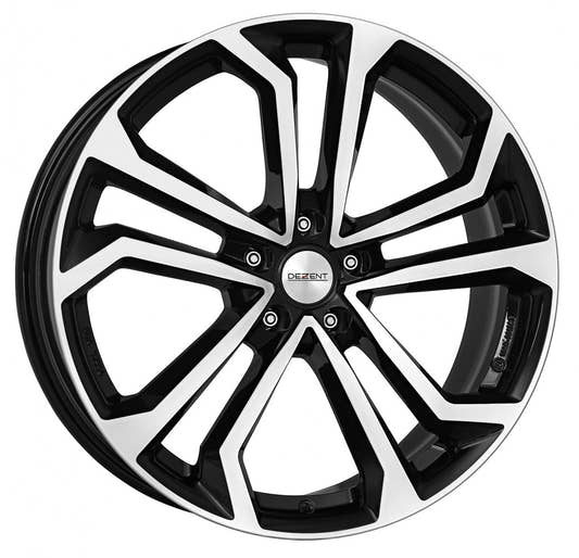 Dezent TA black polished 7x17 ET47 - LK5/114.3 ML67.1