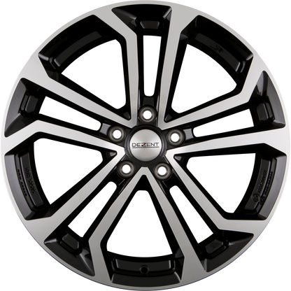 Dezent TA DARK - Schwarz Frontpoliert Alufelge 8x19 Zoll ET47 LK 5x112 ML66.6