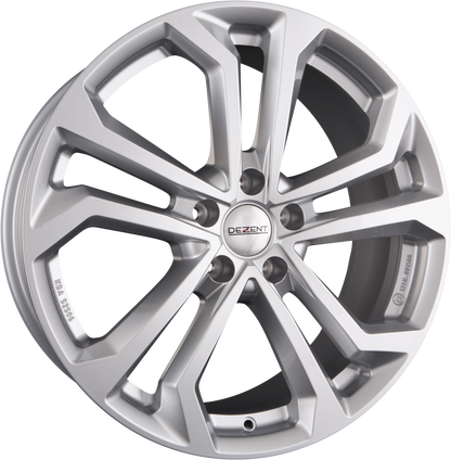 Dezent TA SILVER - Silber Alufelge 8x20 Zoll ET39 LK 5x112 ML66.6 – Bild 2