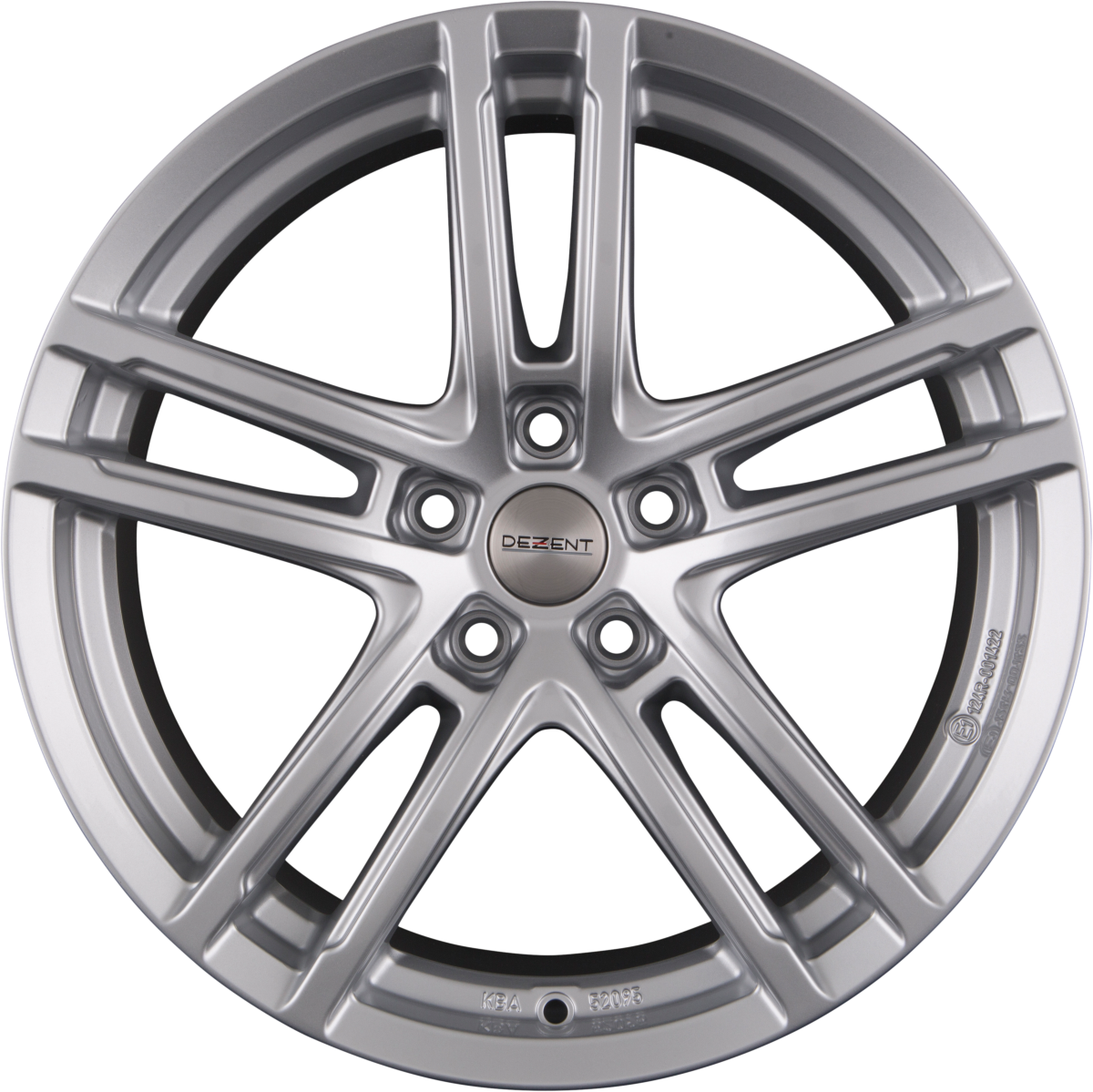 Dezent TZ-C SILVER - Silber Alufelge 6.5x16 Zoll ET22 LK 5x112 ML66.6