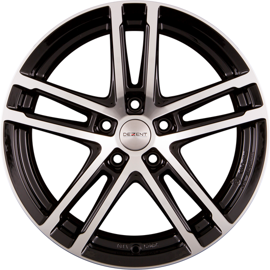 Dezent TZ-C DARK - Black Polished Alufelge 6.5x16 Zoll ET22 LK 5x112 ML66.6