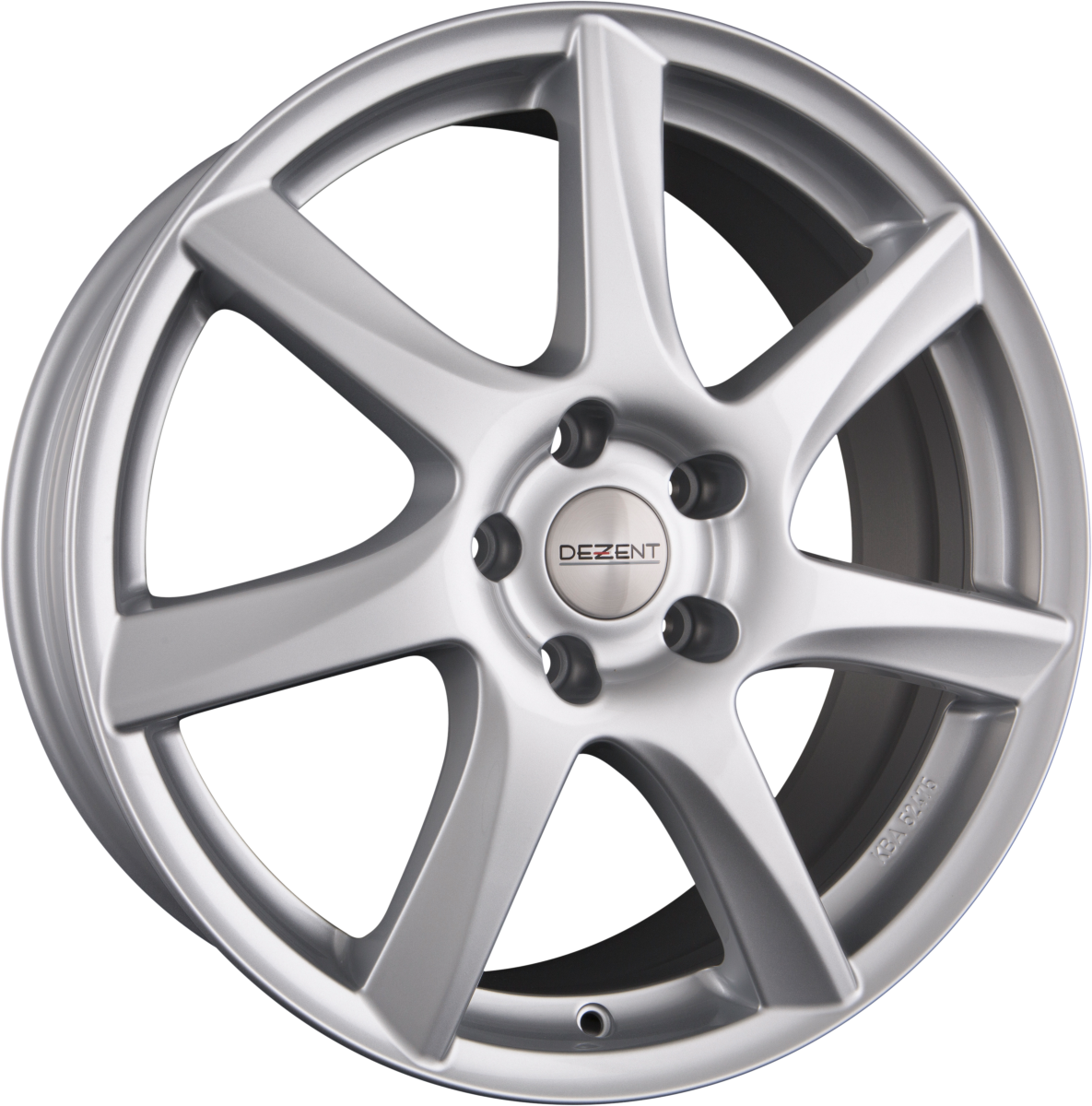 Dezent TW SILVER - Silber Alufelge 6.5x16 Zoll ET22 LK 5x112 ML66.6 – Bild 2
