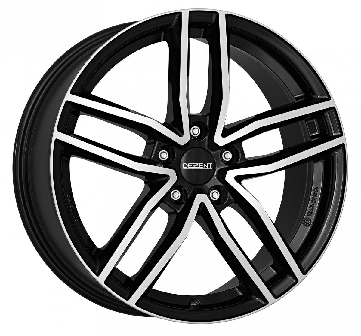 Dezent TR black polished 8x18 ET30 - LK5/112 ML66.6