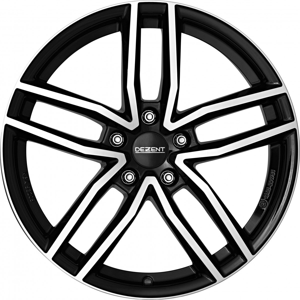 Dezent TR black polished 8x18 ET30 - LK5/112 ML66.6 – Bild 2