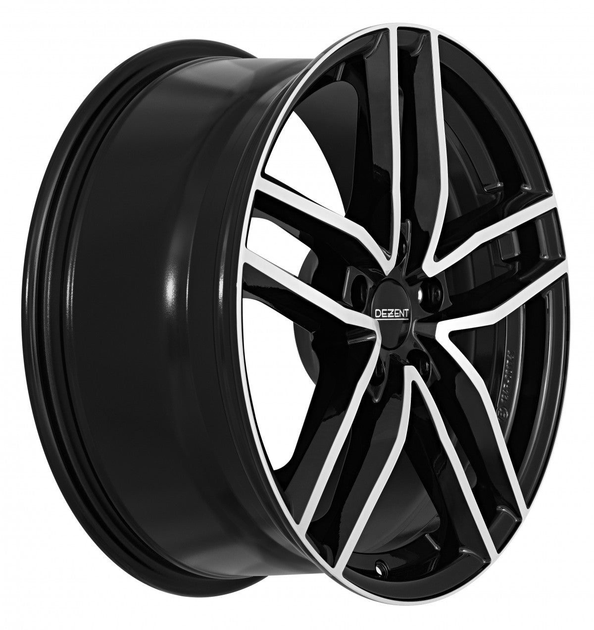 Dezent TR black polished 8x18 ET30 - LK5/112 ML66.6 – Bild 3