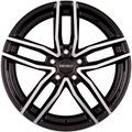 Dezent TR DARK - Schwarz Frontpoliert Alufelge 8x18 Zoll ET39 LK 5x112 ML66.6