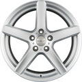 Dezent TY SILVER - Silber Alufelge 7.5x17 Zoll ET51 LK 5x112 ML57.1
