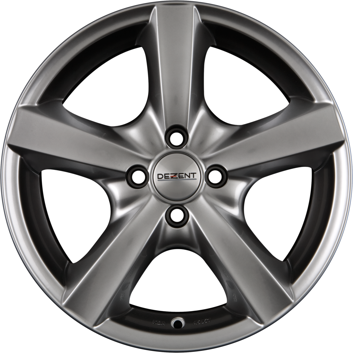 Dezent F High Gloss Alufelge 6.5x15 Zoll ET38 LK 4x108 ML65.1
