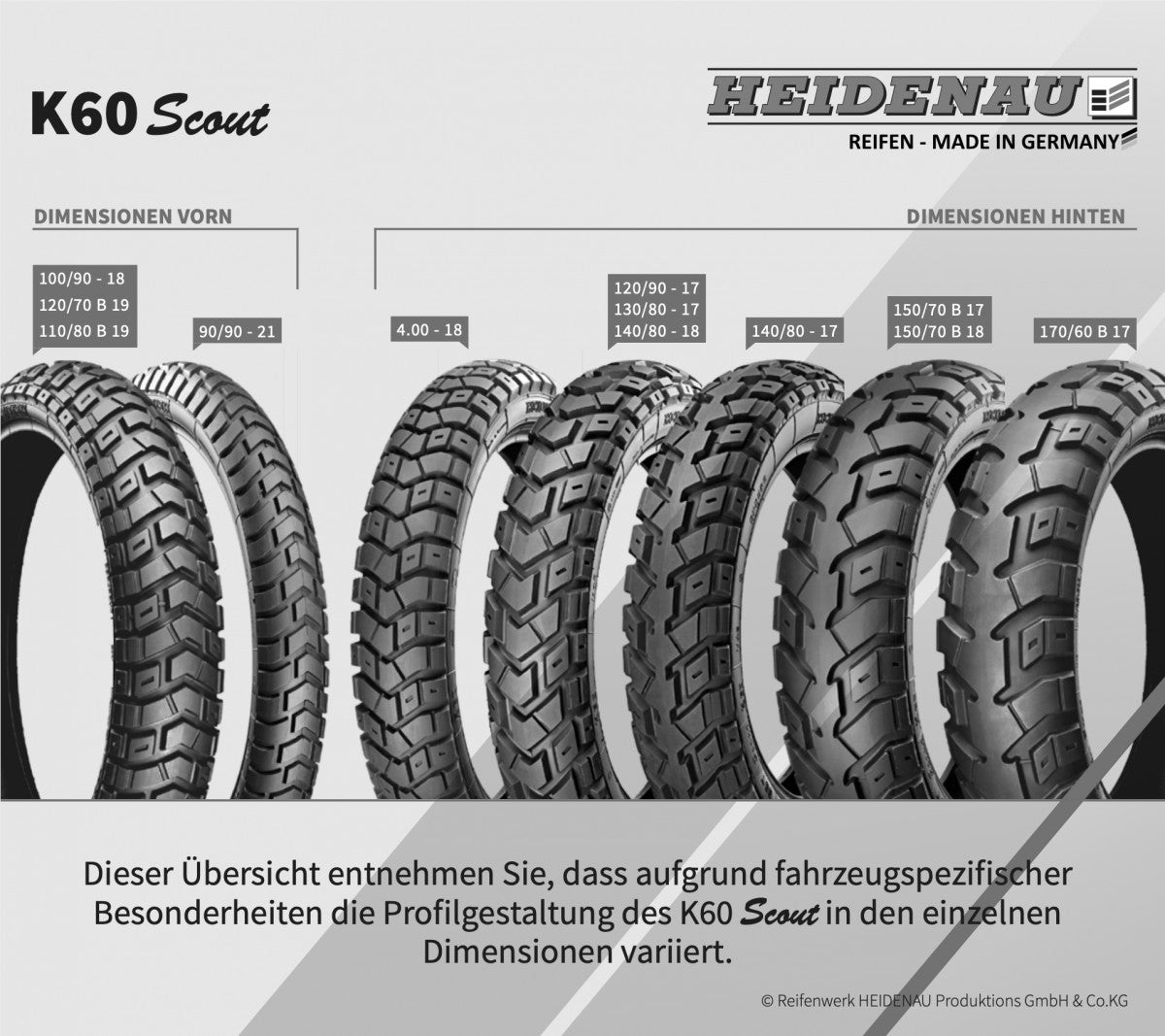 Heidenau K60 SCOUT 100/90-18 56H Sommer – Bild 2