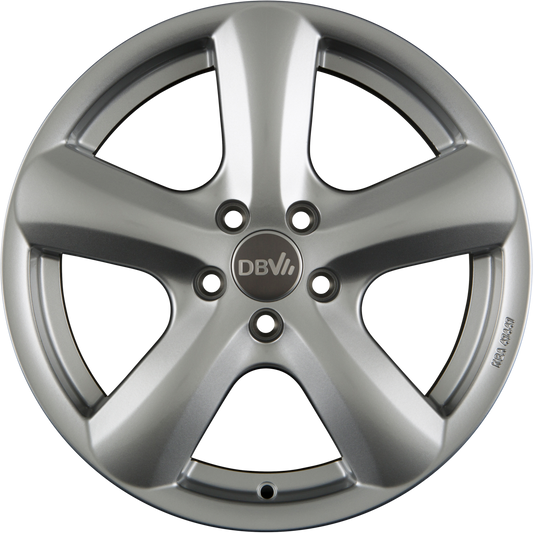 DBV Samoa Metallic Silber Alufelge 6x15 Zoll ET45 LK 5x112 ML57.1