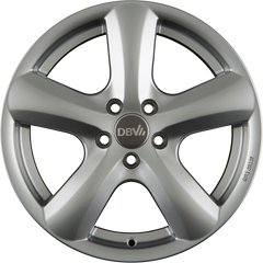 DBV Samoa Metallic Silber Alufelge 6.5x16 Zoll ET35 LK 4x98 ML58.1
