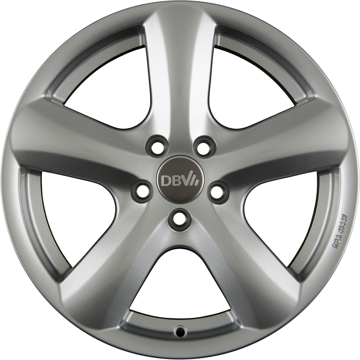 DBV Samoa Metallic Silber Alufelge 6.5x16 Zoll ET41 LK 5x120 ML67.1
