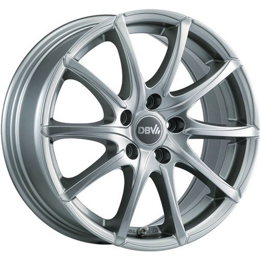 DBV Tropez shadow silber glänzend lackiert Alufelge 6.5x16 Zoll ET44 LK 5x108 ML74.1