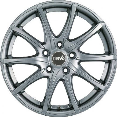 DBV Tropez shadow silber glänzend lackiert Alufelge 6.5x16 Zoll ET44 LK 5x108 ML74.1 – Bild 2