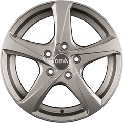 DBV 5SP 001 Shadow Silber Alufelge 6x15 Zoll ET38 LK 5x100 ML57.1