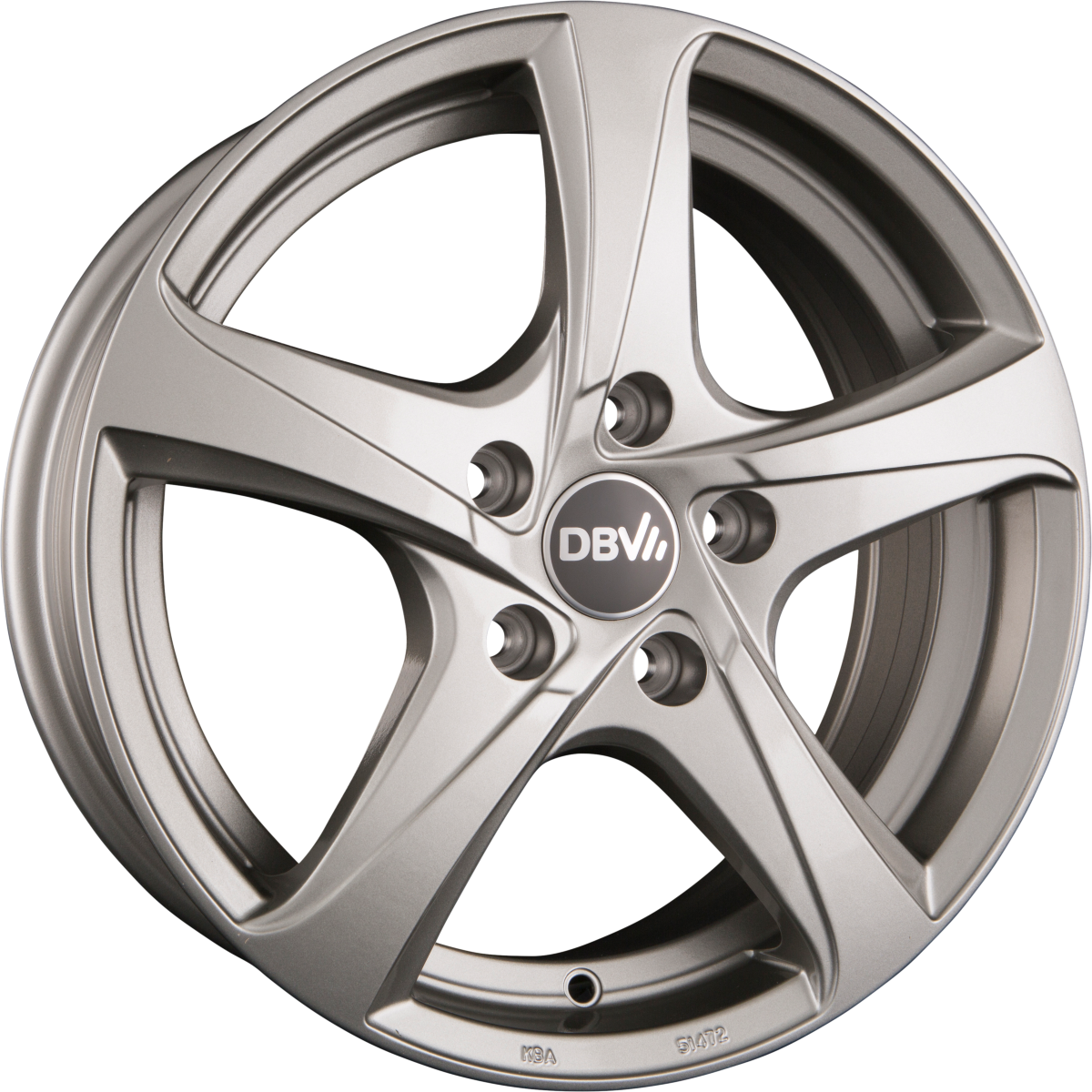 DBV 5SP 001 Shadow Silber Alufelge 6x15 Zoll ET43 LK 5x114.3 ML74.1 – Bild 2