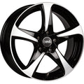 DBV 5SP 001 schwarz glänzend front poliert 6.5x16 ET41 - LK5/112 ML57.1