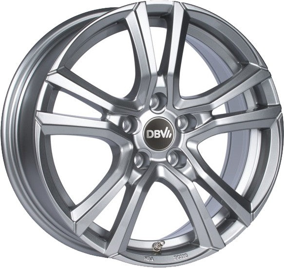 DBV Andorra shadow silber glänzend lackiert Alufelge 8x19 Zoll ET35 LK 5x112 ML74.1