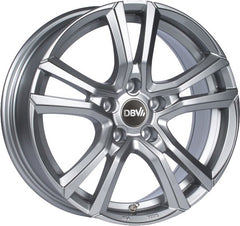 DBV Andorra shadow silber glänzend lackiert Alufelge 8x19 Zoll ET35 LK 5x112 ML74.1