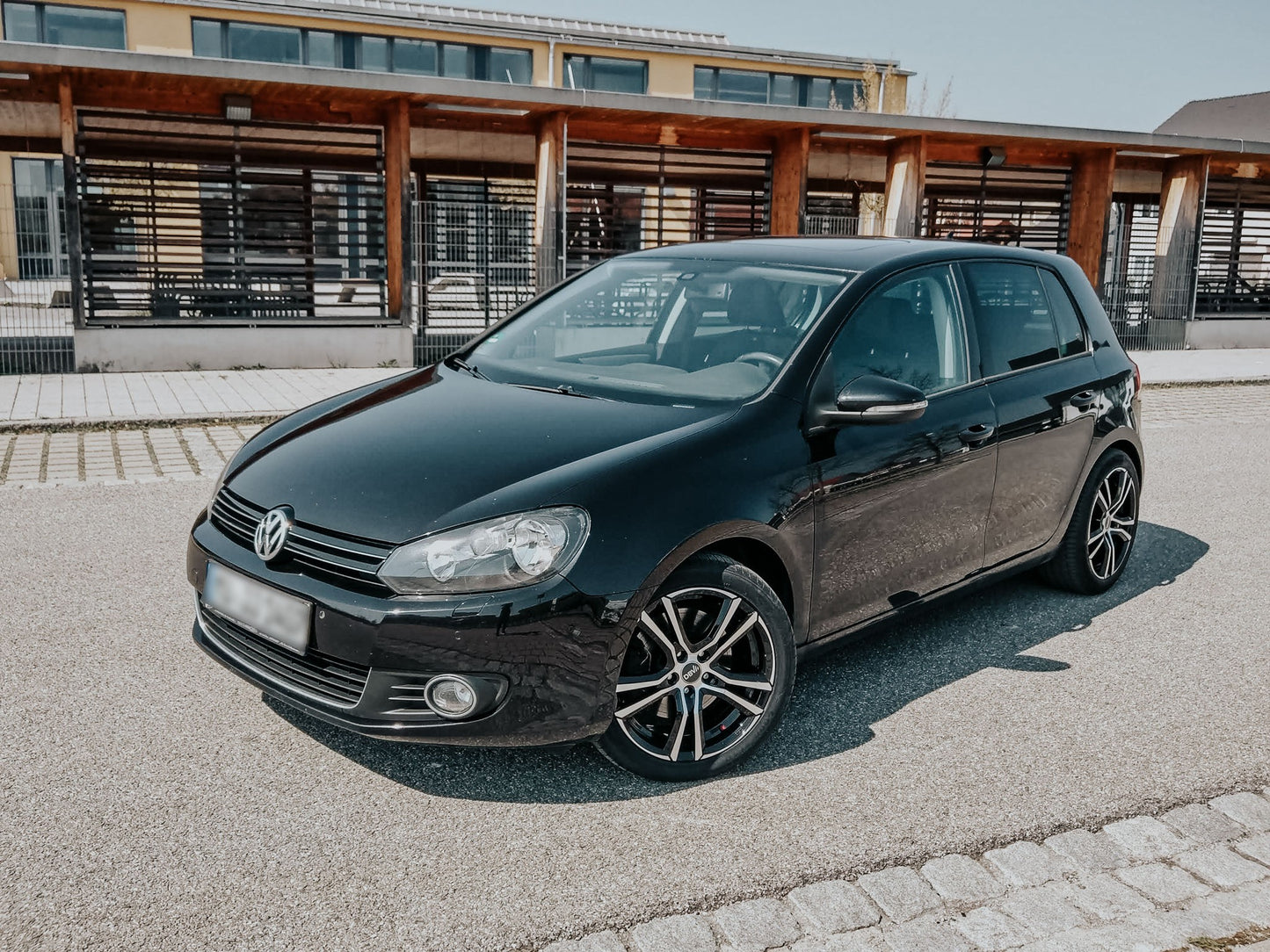 DBV Andorra schwarz glänzend front poliert 8x19 ET40 - LK5/114.3 ML74.1 – Bild 4