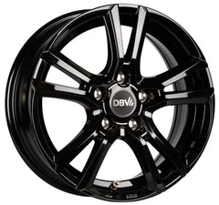 DBV Andorra schwarz Alufelge 7.5x17 Zoll ET45 LK 5x108 ML74.1