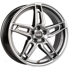 DBV 5DS 005 shadow silber Alufelge 7x17 Zoll ET48 LK 5x100 ML60.1