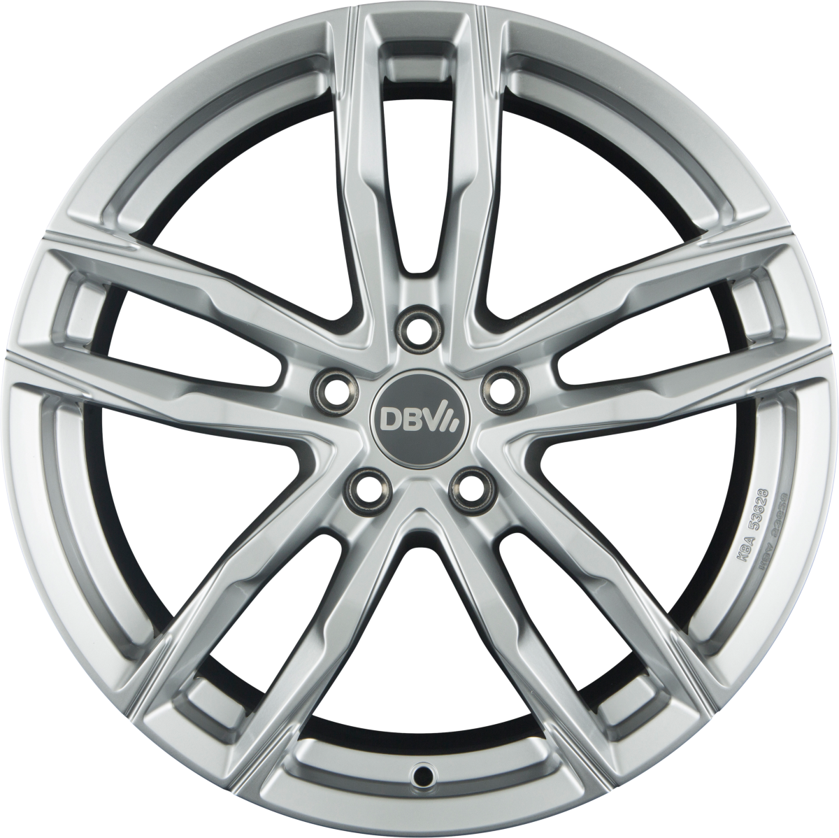 DBV Vienna II hyper silber Alufelge 8x18 Zoll ET30 LK 5x112 ML70.1 – Bild 2