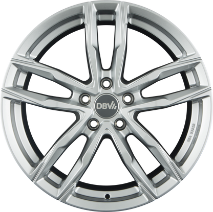 DBV Vienna II hyper silber Alufelge 8x18 Zoll ET30 LK 5x112 ML70.1 – Bild 2