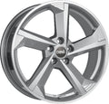 DBV Torino III hyper silber poliert Alufelge 8x19 Zoll ET55 LK 5x108 ML70.1