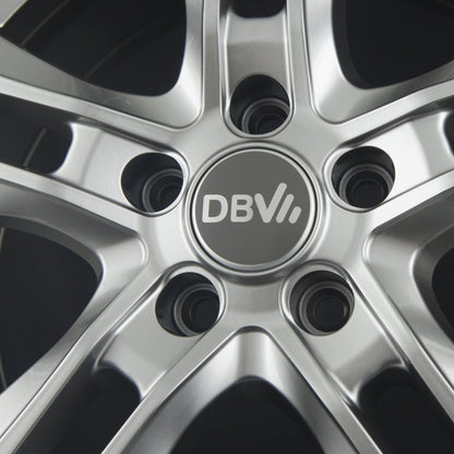 DBV Andorra II hyper silber Alufelge 7.5x18 Zoll ET45 LK 5x112 ML70.1 – Bild 6