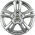 DBV Andorra II Hyper Silber Alufelge 8x19 Zoll ET35 LK 5x112 ML70.1