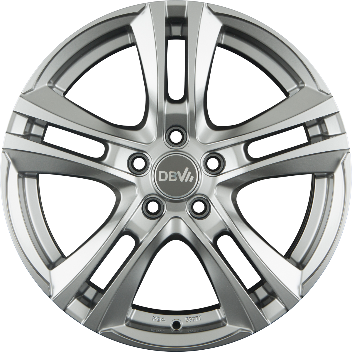 DBV Andorra II Hyper Silber Alufelge 8x19 Zoll ET35 LK 5x112 ML70.1