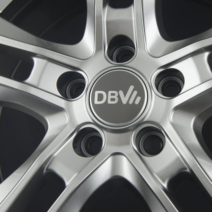 DBV Andorra II Hyper Silber Alufelge 8x19 Zoll ET35 LK 5x112 ML70.1 – Bild 5