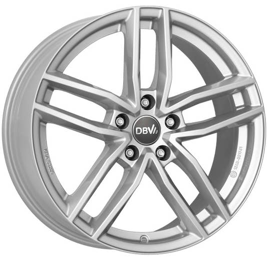 DBV Andorra TR silver 7.5x18 ET42 - LK5/112 ML57.1