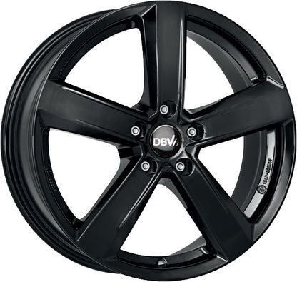 DBV Samoa TU Schwarz Alufelge 6x15 Zoll ET43 LK 5x112 ML57.1