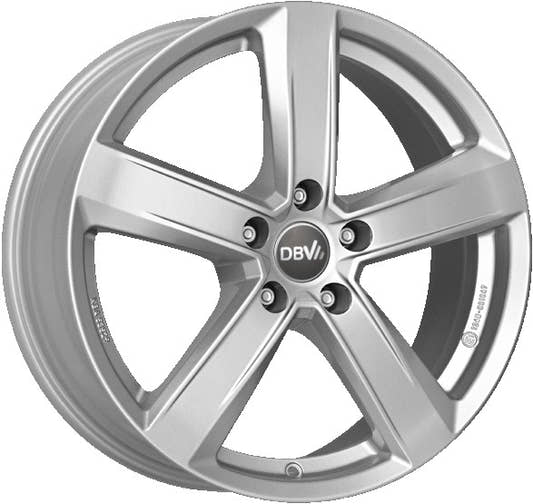 DBV Samoa TU silver 6x15 ET38 - LK5/100 ML57.1