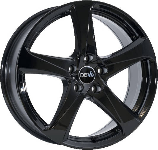 DBV 5SP 001 schwarz 6.5x16 ET46 - LK5/112 ML57.1