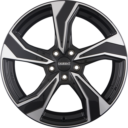 DBV Venezia KB Black Polished Alufelge 7x17 Zoll ET50 LK 5x108 ML63.4