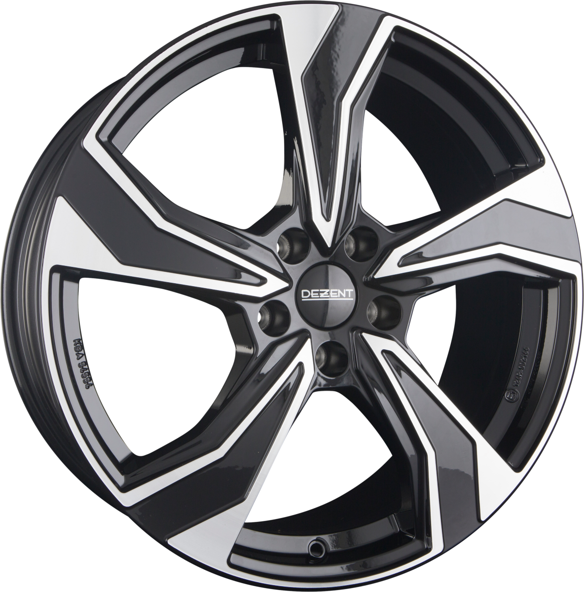 DBV Venezia KB Black Polished Alufelge 8x18 Zoll ET30 LK 5x112 ML66.6 – Bild 2