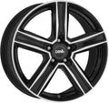DBV Vegas KG schwarz glänzend front poliert Alufelge 8x19 Zoll ET34 LK 5x112 ML66.6