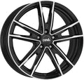DBV Florida KF schwarz glänzend front poliert 7.5x18 ET49 - LK5/108 ML65.1