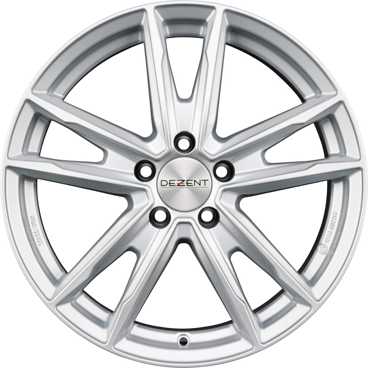 DBV Florida KF SILVER - Silber Alufelge 8x19 Zoll ET48 LK 5x108 ML63.4