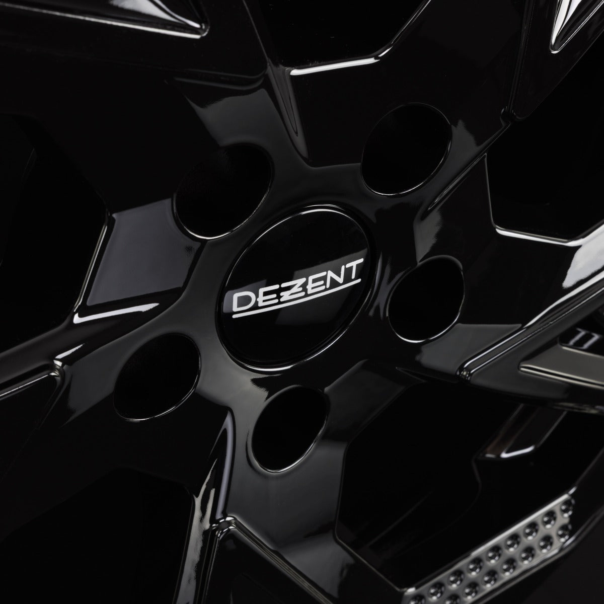 DBV Napoli AP BLACK - Schwarz Glänzend Alufelge 7x17 Zoll ET50 LK 5x114.3 ML67.1 – Bild 3